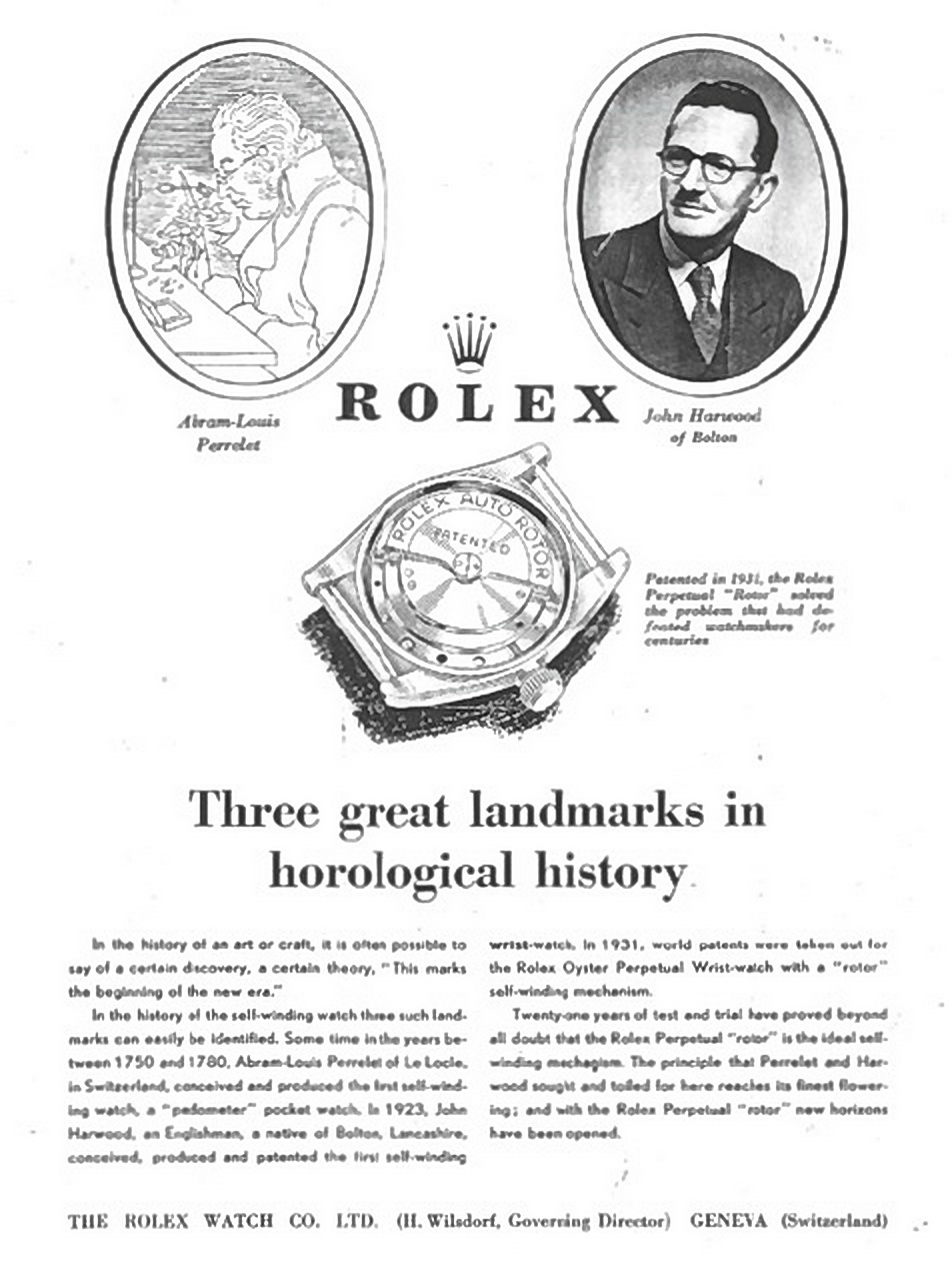 Rolex corrected their tale