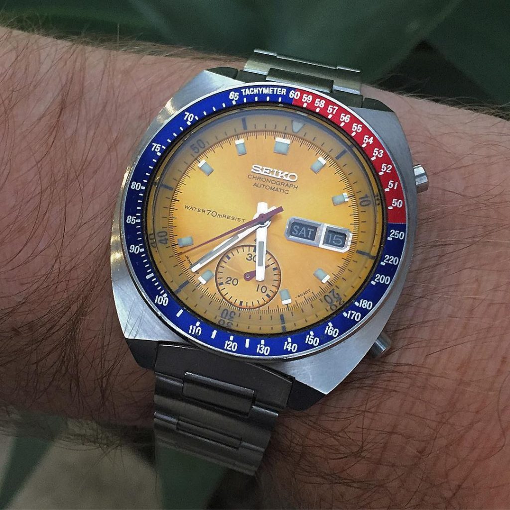 Seiko 6139-600X Yellow Dial "Pogue"