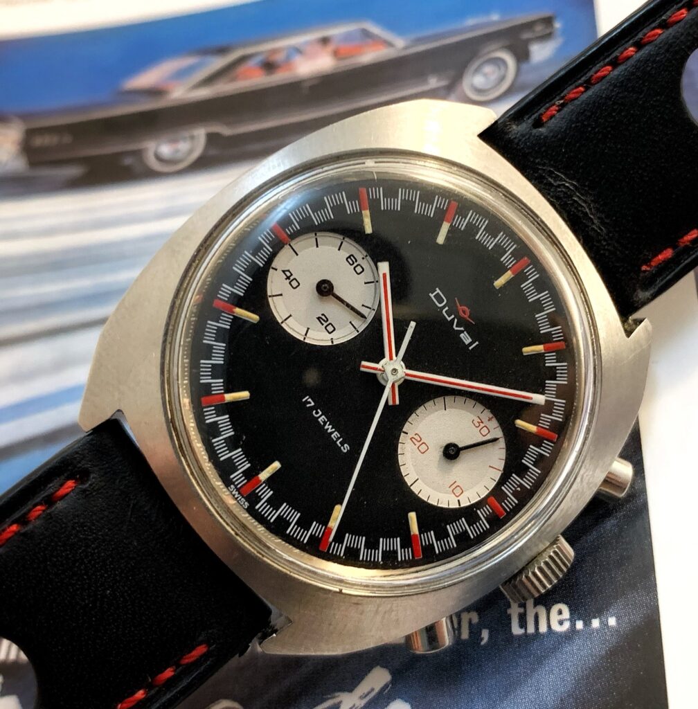 Duval Rallye Reverse Panda Chronograph (Valjoux 7733)