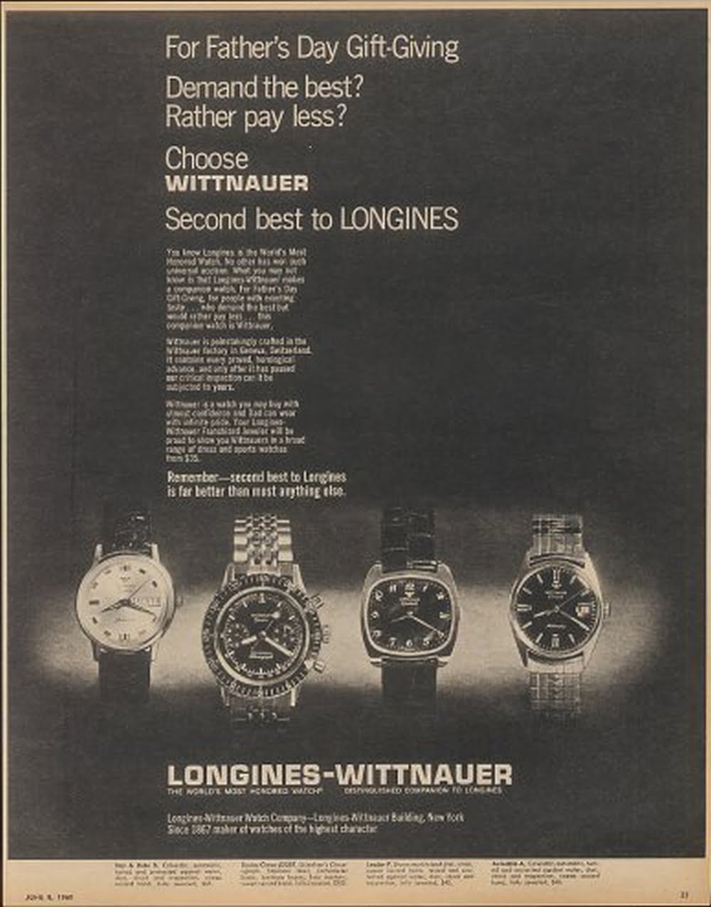 Wittnauer: Second Best to Longines