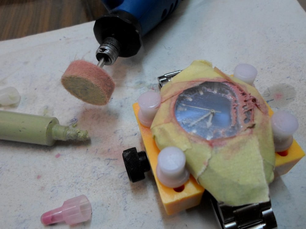Polishing Acrylic Watch Crystals