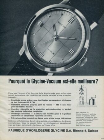Glycine Vintage Watches: History & Iconic Models | Vintage Watch Inc