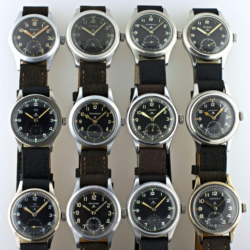 The “Dirty Dozen” of British military watches