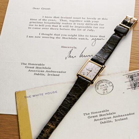 JFK's letter to Grant Stockdale, mentioning the watch