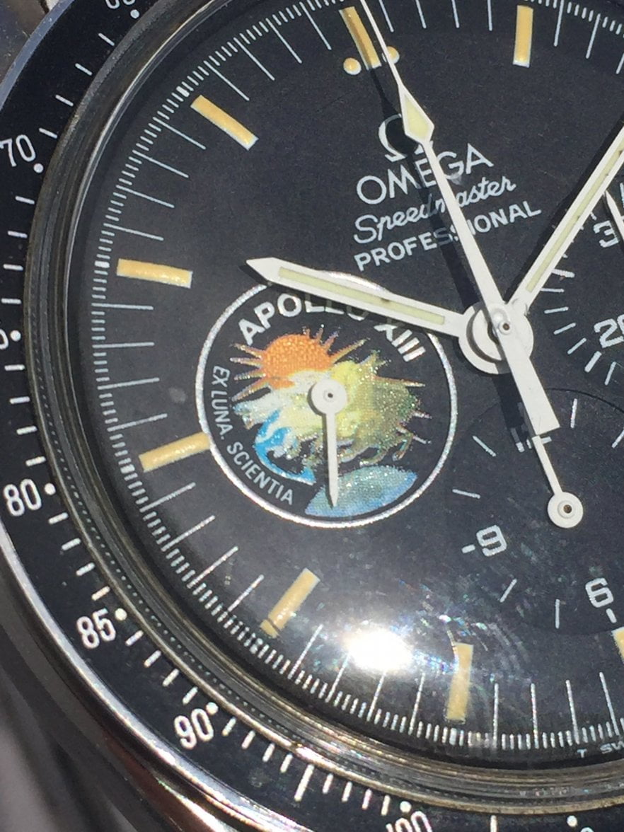 Dial of the Omega Speedmaster Professional Apollo XIII Limited Edition (1995)
