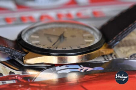 Raketa 24 Hours World Time Gold-plated