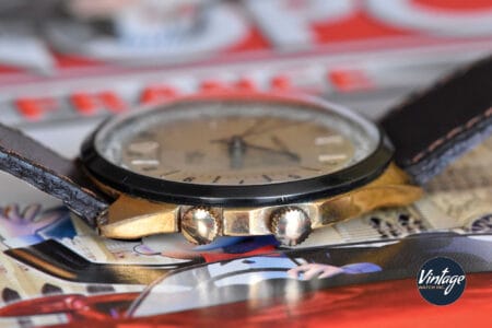 Raketa 24 Hours World Time Gold-plated