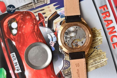 Raketa 24 Hours World Time Gold-plated