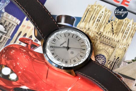 Raketa 24 Hours World Time Gold-plated