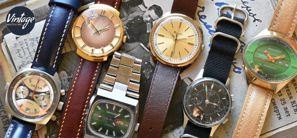 Soviet watches collection