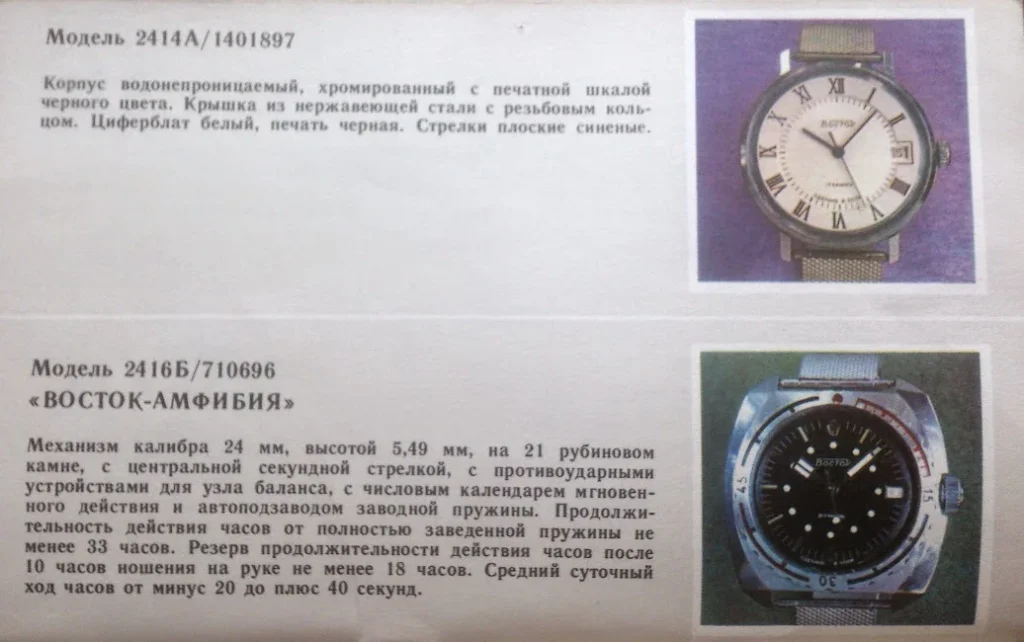 Vostok Ministry Case older variant in a catalog
