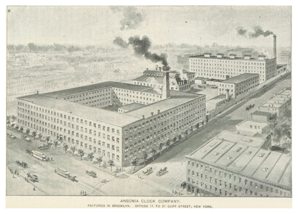 Ansonia Clock Company in Brooklyn
