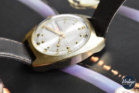 Slava 2427 Silver Dial Gold-Plated Ref. 083304