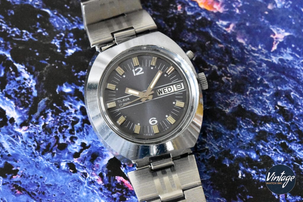 Slava Asymmetric Case Blue Dial Ref. 141323